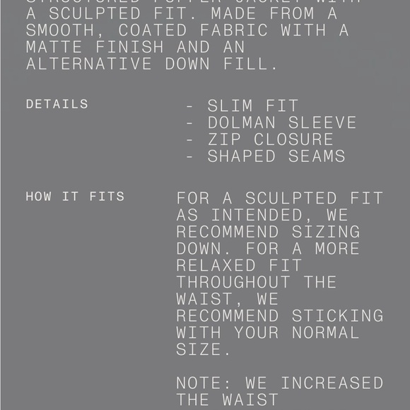 Sculpted Puffer Jacket - Red - Picture 6 of 6